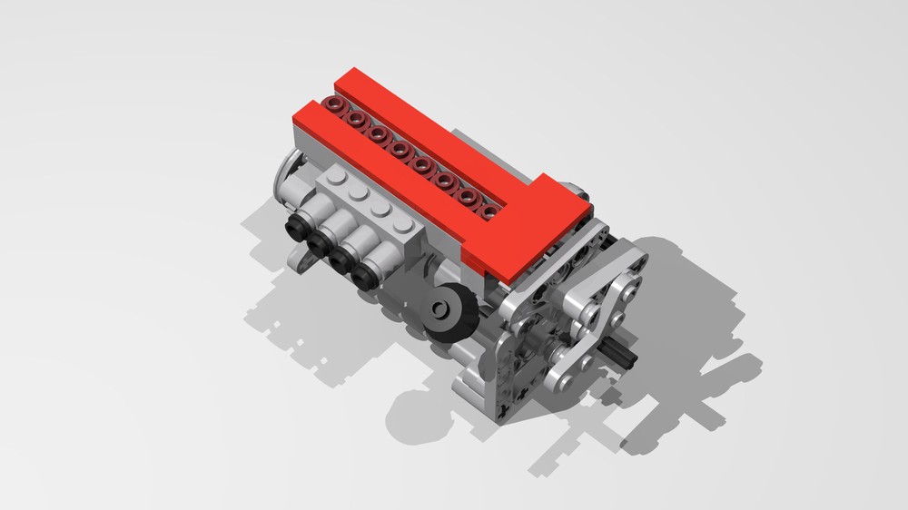Lego Alfa Romeo GTA Junior engine