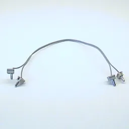 Wire with 1-Prong Connectors, 12V / 4.5V 28L / Light Gray
