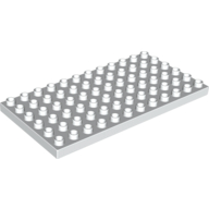 Lego Duplo Plate 6 x 12 / White