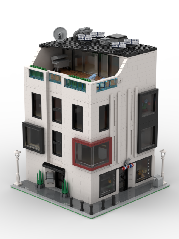 Lego Modular Modern Corner Building