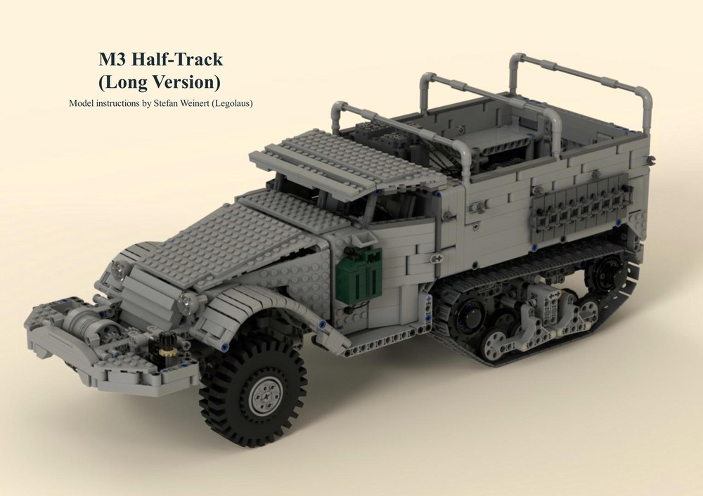 Lego M3 Half-Track (Long Version)
