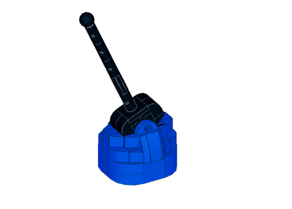 Lego Brick-Built Lever