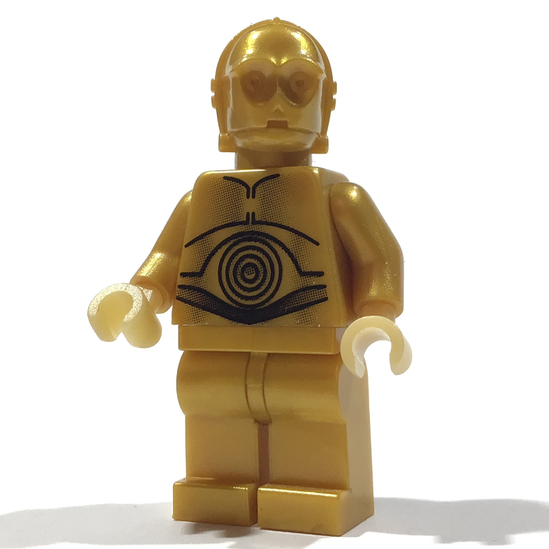 Lego C-3PO - Pearl Gold Body, Pearl Light Gold Hands
