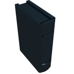 Book 2 x 3 [Plain] / Black