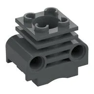 Technic Engine Cylinder with Side Slots / Dark Bluish Gray