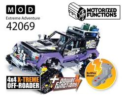 42069 Extreme Adventure RC MOD for Power Function & BuWizz Mortors