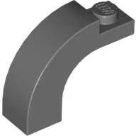 Brick Arch 1 x 3 x 2 Curved Top / Dark Bluish Gray