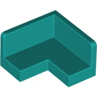 Panel 2 x 2 x 1 Corner / Dark Turquoise