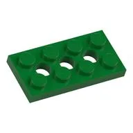 Technic Plate 2 x 4 [3 Holes] / Green