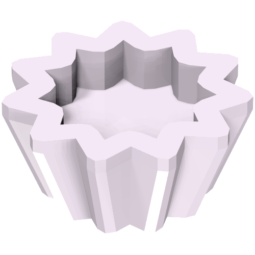Lego Equipment Cupcake Holder [Kitchen Implements Kit] / Lavender