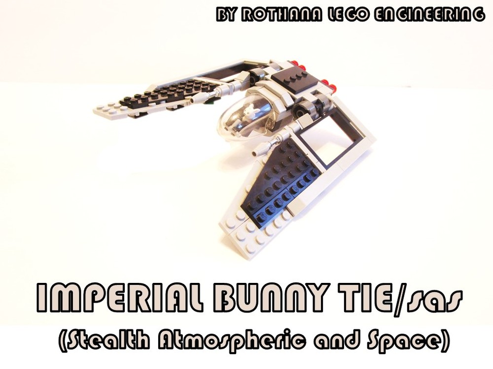 Lego Imperial Bunny TIE/sas (Stealth Atmospheric and Space)