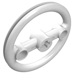Technic Steering Pulley Large / White
