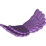 Lego Animal / Creature Body Part, Wings Double Layer with Anti-Stud / Medium Lavender