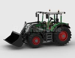 Fendt 600 tractor with front loader