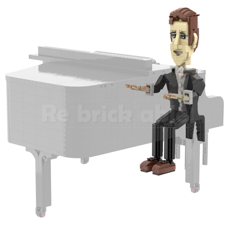 Lego Concert Pianist for LEGO® Ideas Set 21323 Great Piano