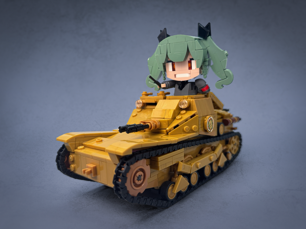 Lego Italian CV-33 Tankette (1/16 Scale)