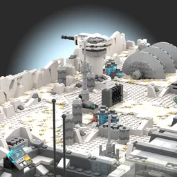 Hoth battle base trenchline