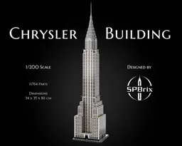 Chrysler Building - 1/200 scale