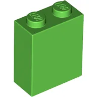 Brick 1 x 2 x 2 with Inside Stud Holder / Bright Green