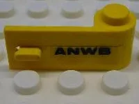 Door 1 x 3 x 1 Right with 'ANWB' Pattern (Sticker) - Set 1590-2