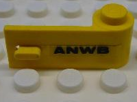 Lego Door 1 x 3 x 1 Right with 'ANWB' Pattern (Sticker) - Set 1590-2