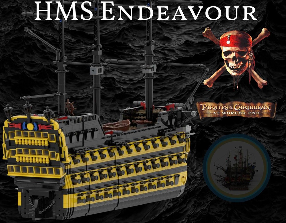 Lego TPS HMS Endeavour | Pirates of the Caribbean