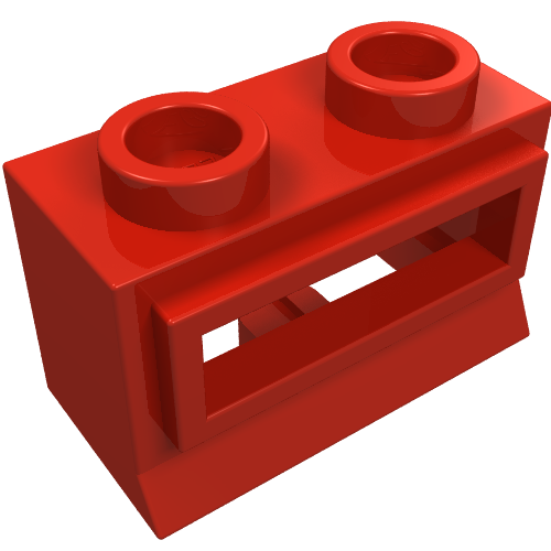 Lego Window 1 x 2 x 1, Short Lip [no Glass]