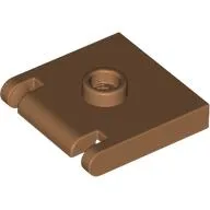 Lid for Box 2 x 2, Hinged / Medium Nougat