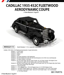 Cadillac 1933 452C V16 Aerodynamic Coupe - 1:21 Miniland - Advanced
