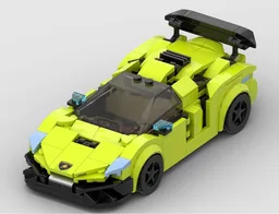 Lamborghini Huracan Lime version modified