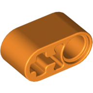 Lego Technic Beam 1 x 2 Thick with Pin Hole and Axle Hole / Orange
