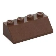 Brick Sloped 45° 2 x 4 / Brown