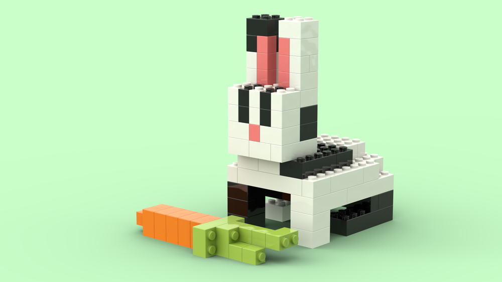 Lego 11030 Minecraft rabbit