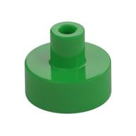 Lego Tile Special Round 1 x 1 with Hollow Bar / Bright Green