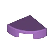 Tile Round 1 x 1 Quarter / Medium Lavender