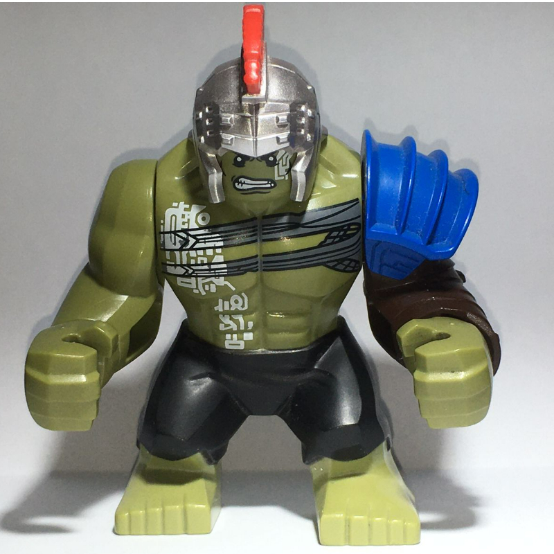 Lego Hulk (Big Fig), Helmet, Armor, Black Pants