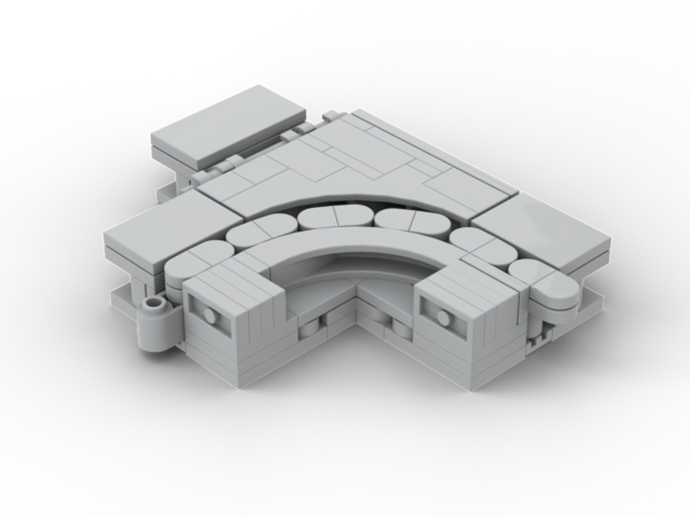 Lego Minifig Mover - Standard Corner, version 2