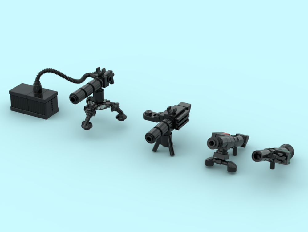 Lego Clone weapons assortment