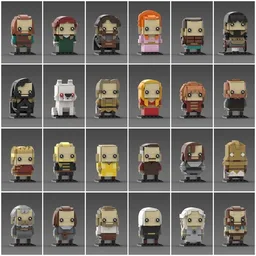 Game of Thrones (Season 1) Brickheadz Bundle