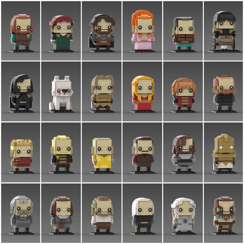 Lego Game of Thrones (Season 1) Brickheadz Bundle