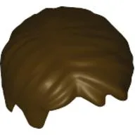 Hair Short, Tousled with Side Part / Dark Brown