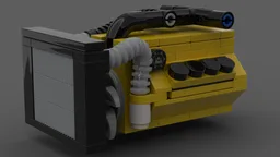 1:17 V8 Diesel Engine