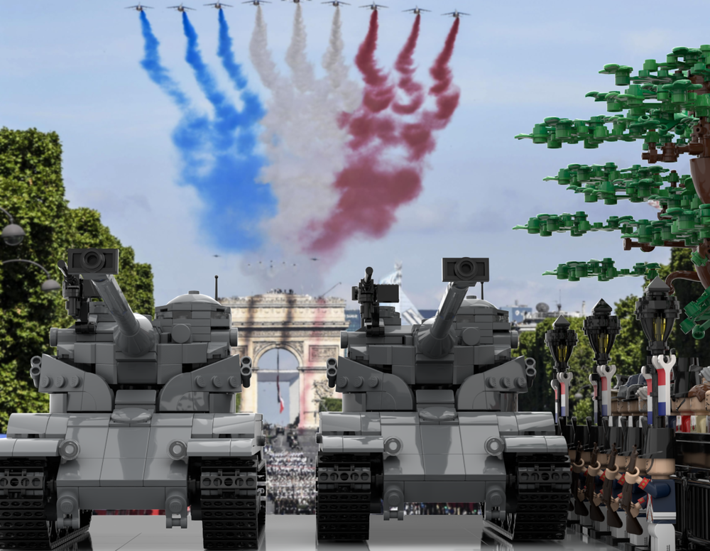 Lego AMX-50 Surbaissé heavy tank
