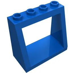 Windscreen 2 x 4 x 3 Frame with Hollow Studs / Blue