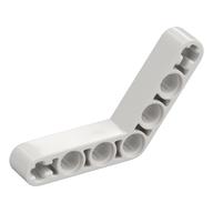 Lego Technic Beam 1 x 7 Bent (4 - 4) Thick / White