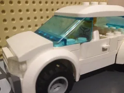white car