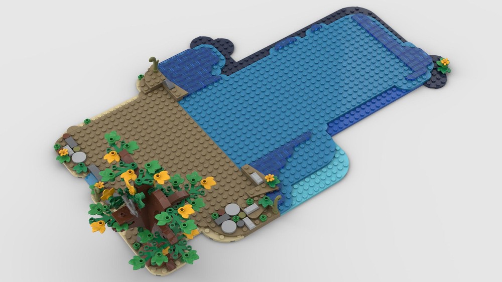 Lego Tribute to the Wolfpack - Alternative baseplate