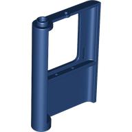 Lego Door 1 x 4 x 5 Train Right - Thick Support Bottom / Dark Blue