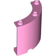 Lego Panel 4 x 4 x 3 Quarter Cylinder / Bright Pink
