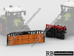 Corn sliding shield for Claas Xerion 5000, Fastrac or other tractors (Maisschiebeschild)
